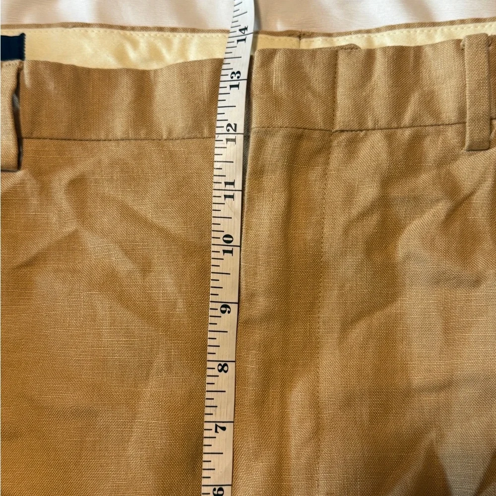 Polo Ralph Lauren 100% Linen Pants Khaki Beige Men 40x30 Lightweight Summer