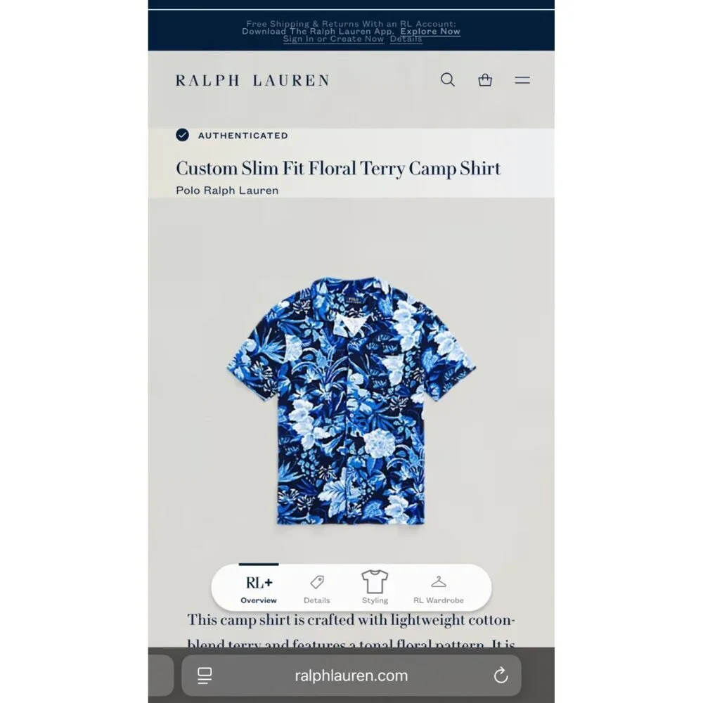 Polo Ralph Lauren features fits