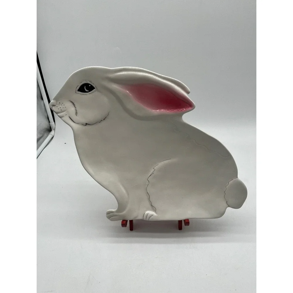 I.Godinger&co bunny serving platter set of 2