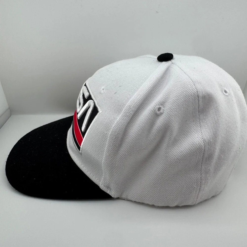 NASA Snapback Hat Unisex OSFM Gray Black Good Embroidered Patch 1981 Graphic