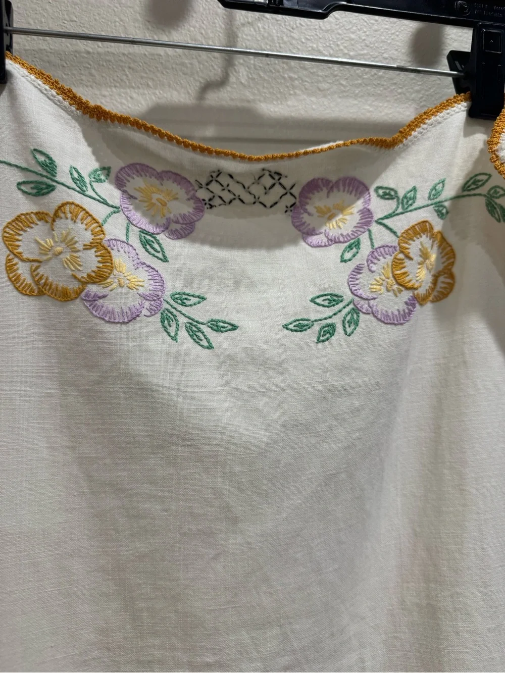 N/A embroidered purple