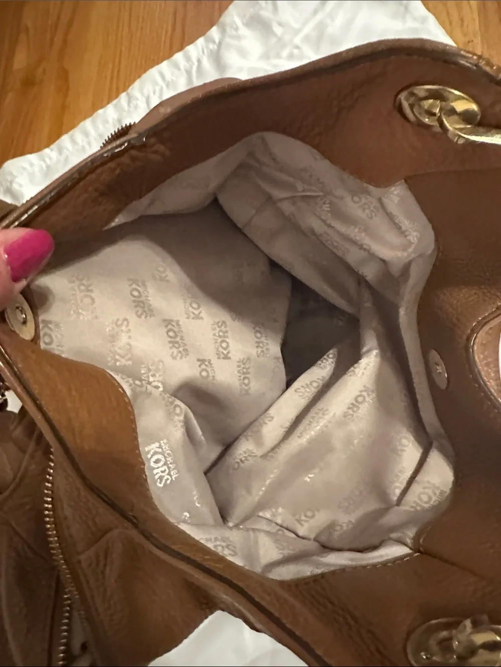 Michael Kors soft pebbled