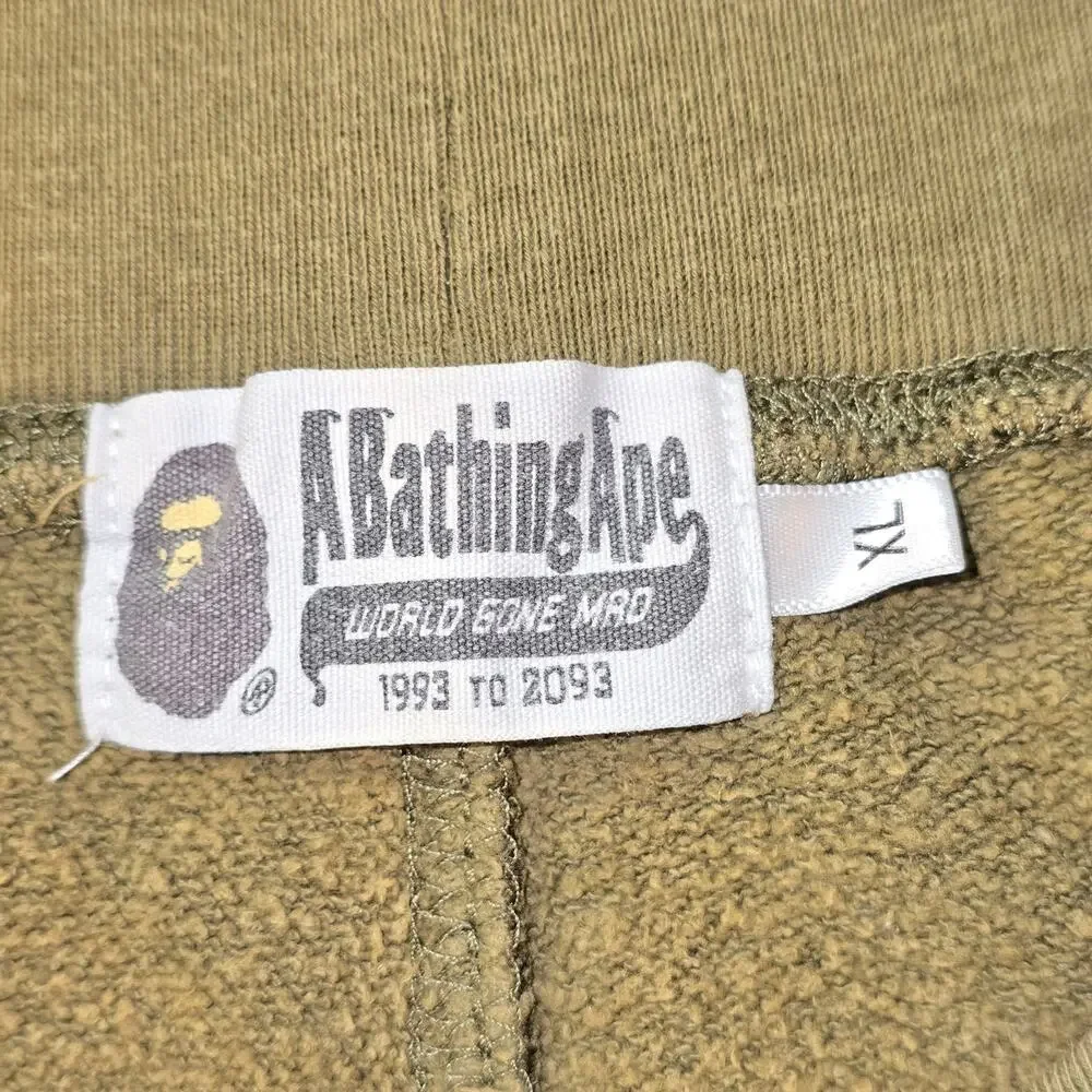 A Bathing Ape Camo Jogger Sweatpants Mens Size XL