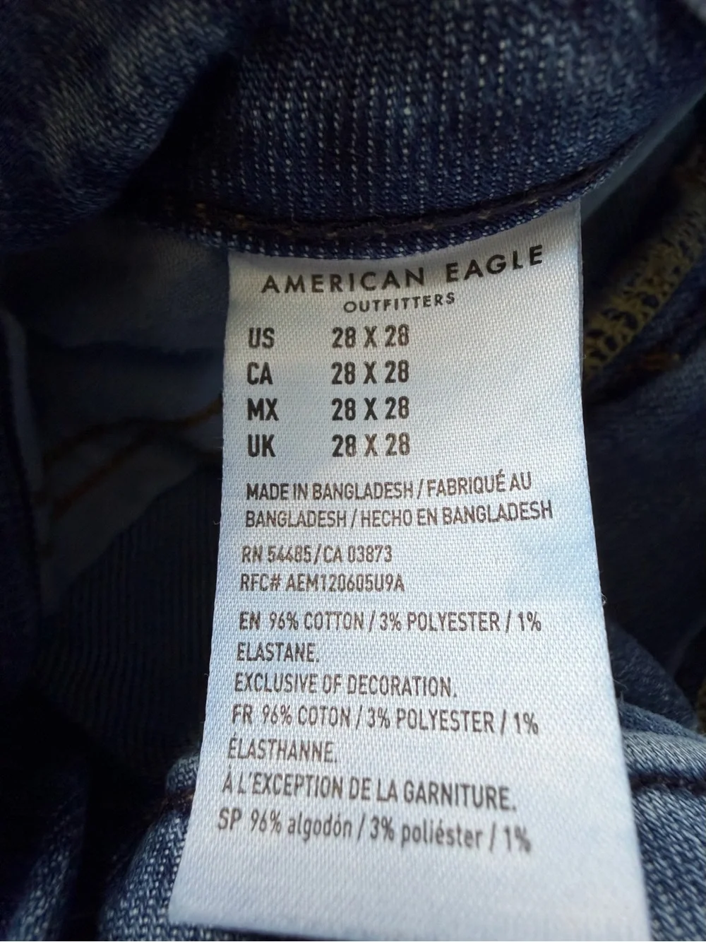 American Eagle Outfitters patch casual leg