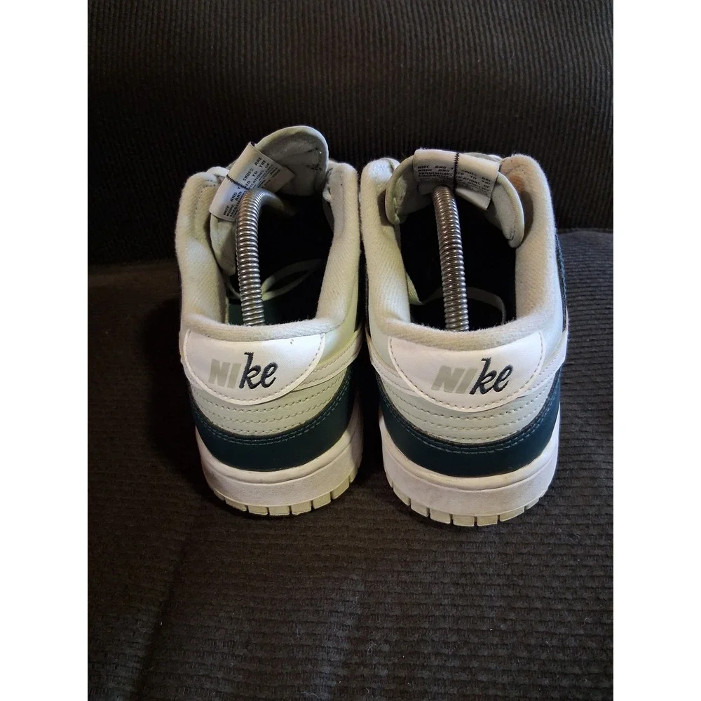 Nike Dunk Low Dark Teal Sail White Sneakers FB8896-300 Mens Size 10 Low Top Shoe