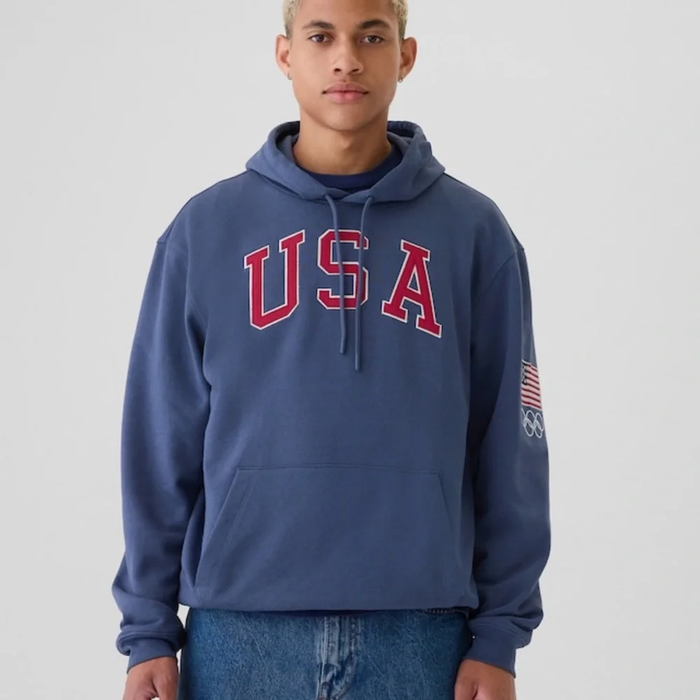 Gap Sweatsuit Team USA Olympics Hoodie Joggers Washed Navy