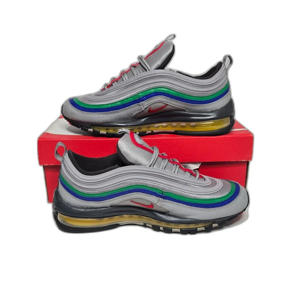 Nike Air Max 97 QS Nintendo 64 Sneakers | Men's Size 8.5 | Gray Multicolor
