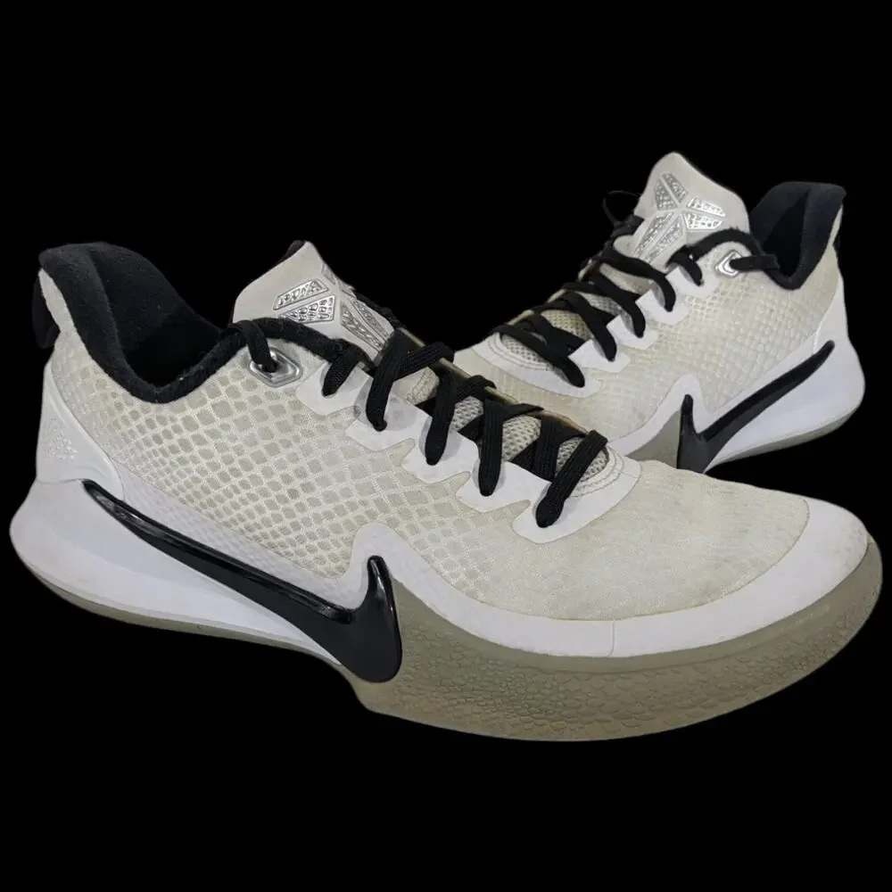 Kobe Bryant Nike Mamba Focus TB White Grey Black AT1214-100 Mens Size 8 2019