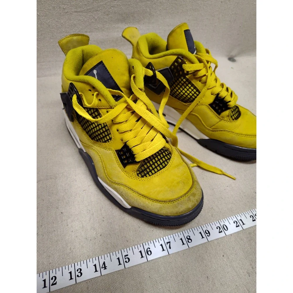 Nike Air Jordan 4 Retro‎ Lightning 2021 Tour Yellow CT8527-700 Mens Size 7