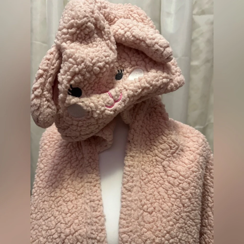 Silver Jeans Deranged Easter Bunny Blush Knit Bath Towel