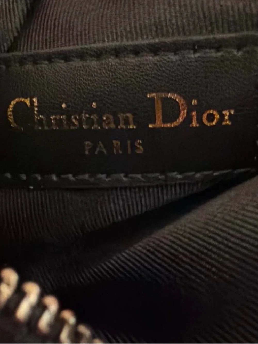Dior jacquard wallet