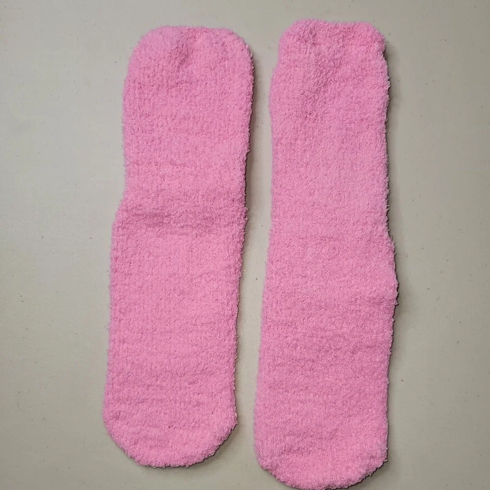 Pink Fuzzy Wine Socks If You Can Read This Bring Me Some Wine Non Slip Grip Cozy