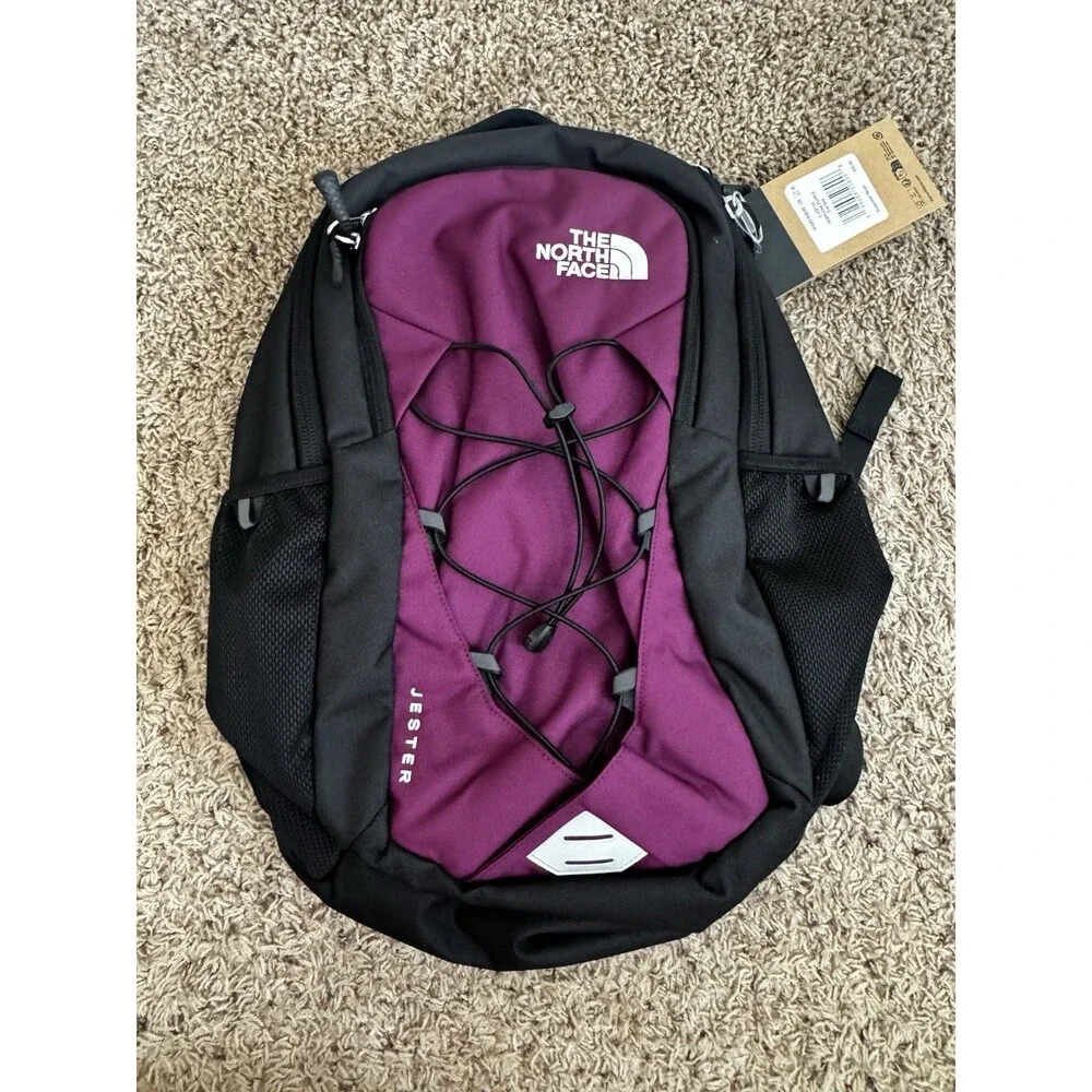 North Face Jester Backpack Pamplona Purple/Black OS One Size NWT