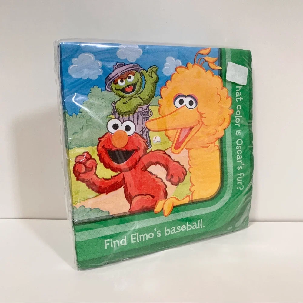 Vintage y2k Sesame Street  napkins