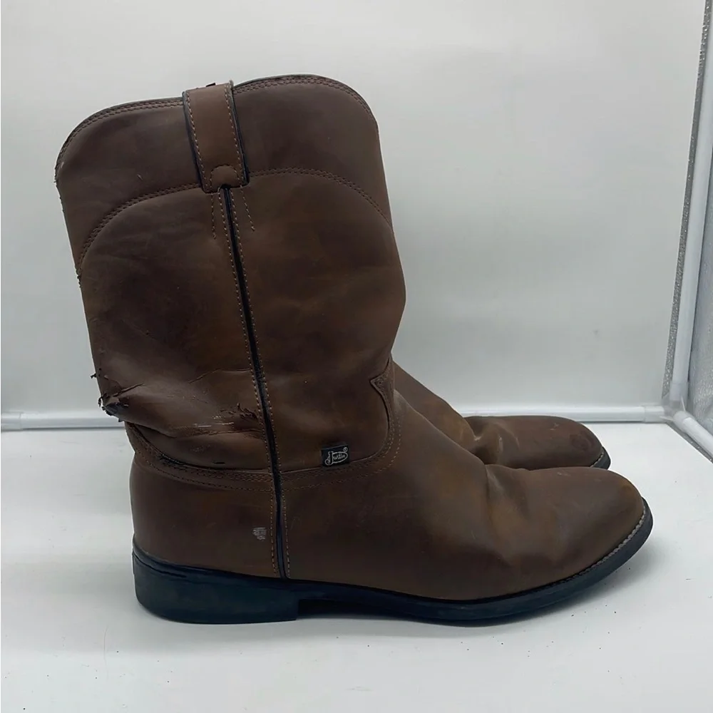 Justin‎ Boots brown boots size 13EE