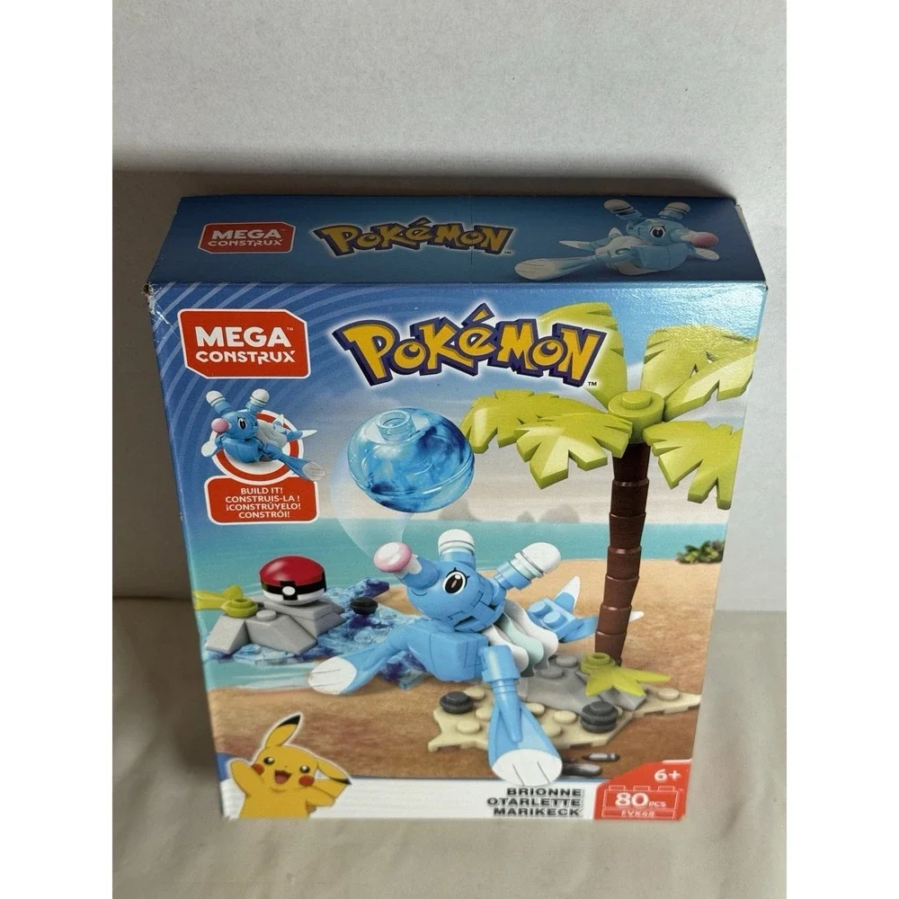 BRIONNE POKEMON MEGA‎ CONSTRUX ACTION FIGURE SEALED SET 80pc MISB 2018 RARE