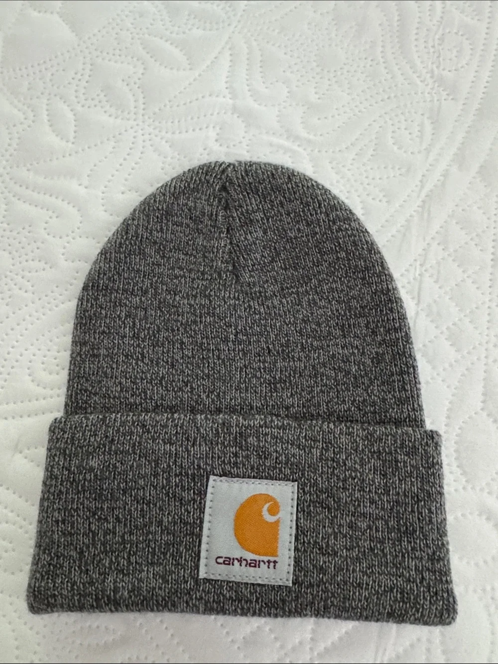 Carhartt Marled Watch Hat Gray Infant Toddler‎ Ribbed Knit Beanie