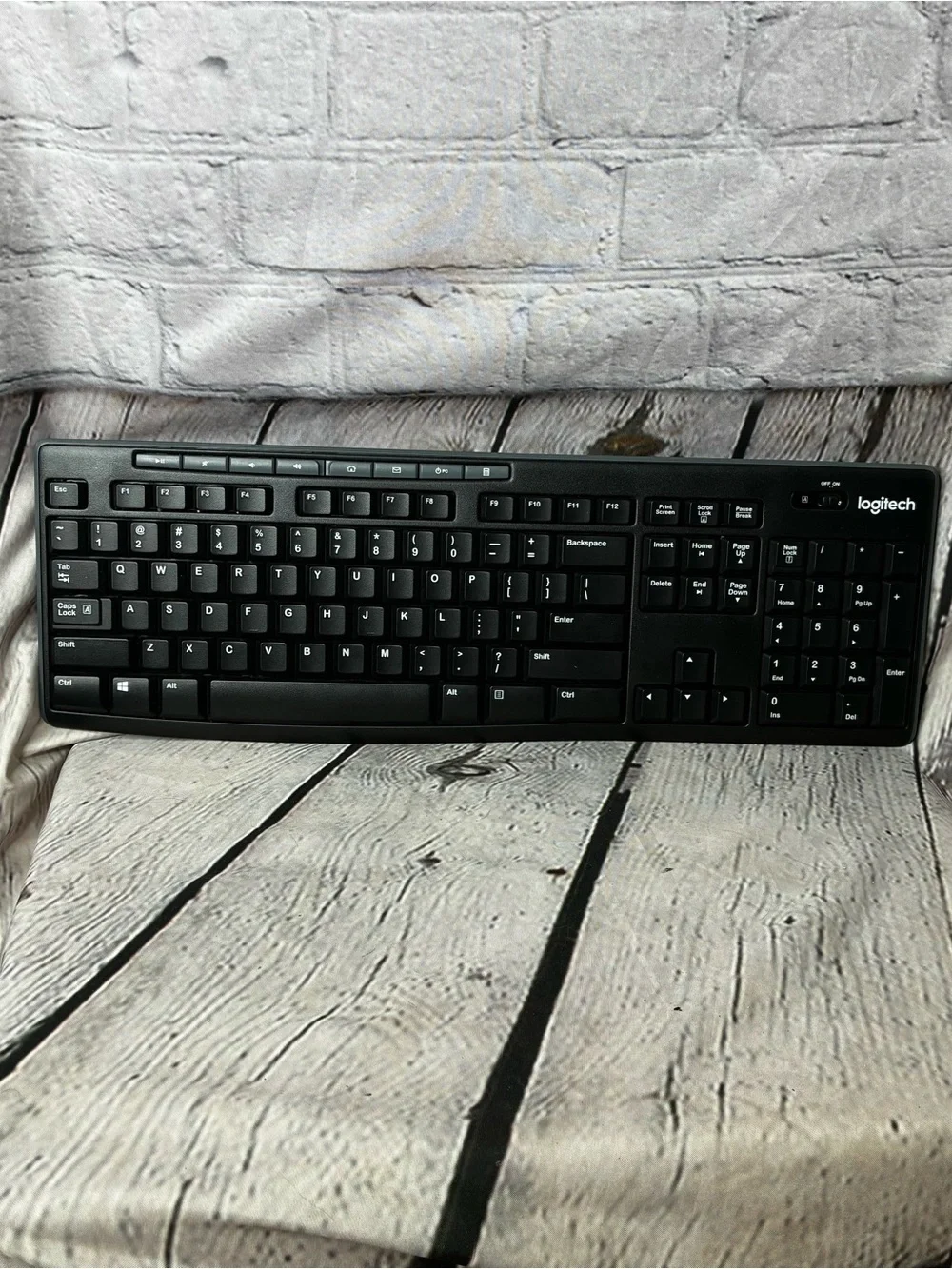 Logitech K270‎ Wireless Computer Keyboard Black EUC Work Office Accessories