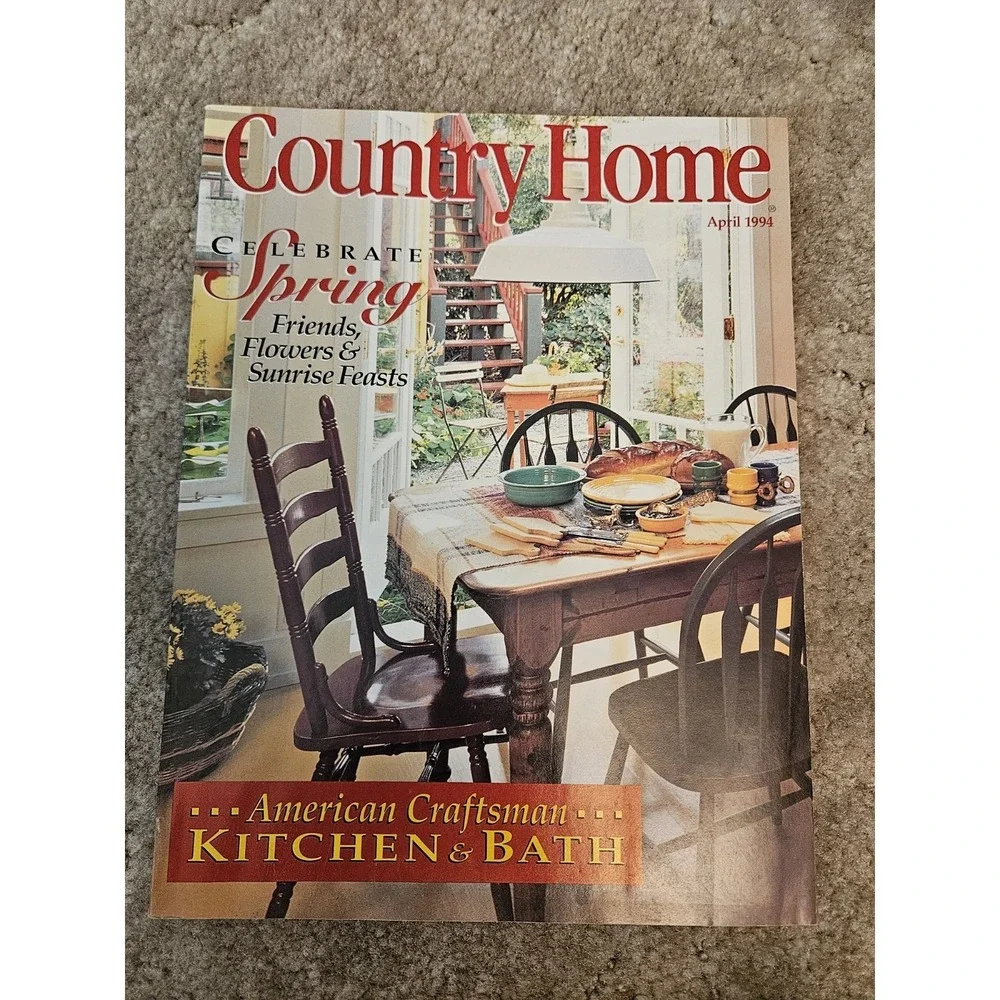 Vintage April 1994 Country Home‎ Magazine