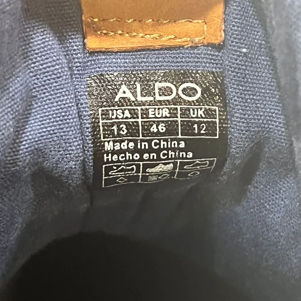 Aldo blue leather