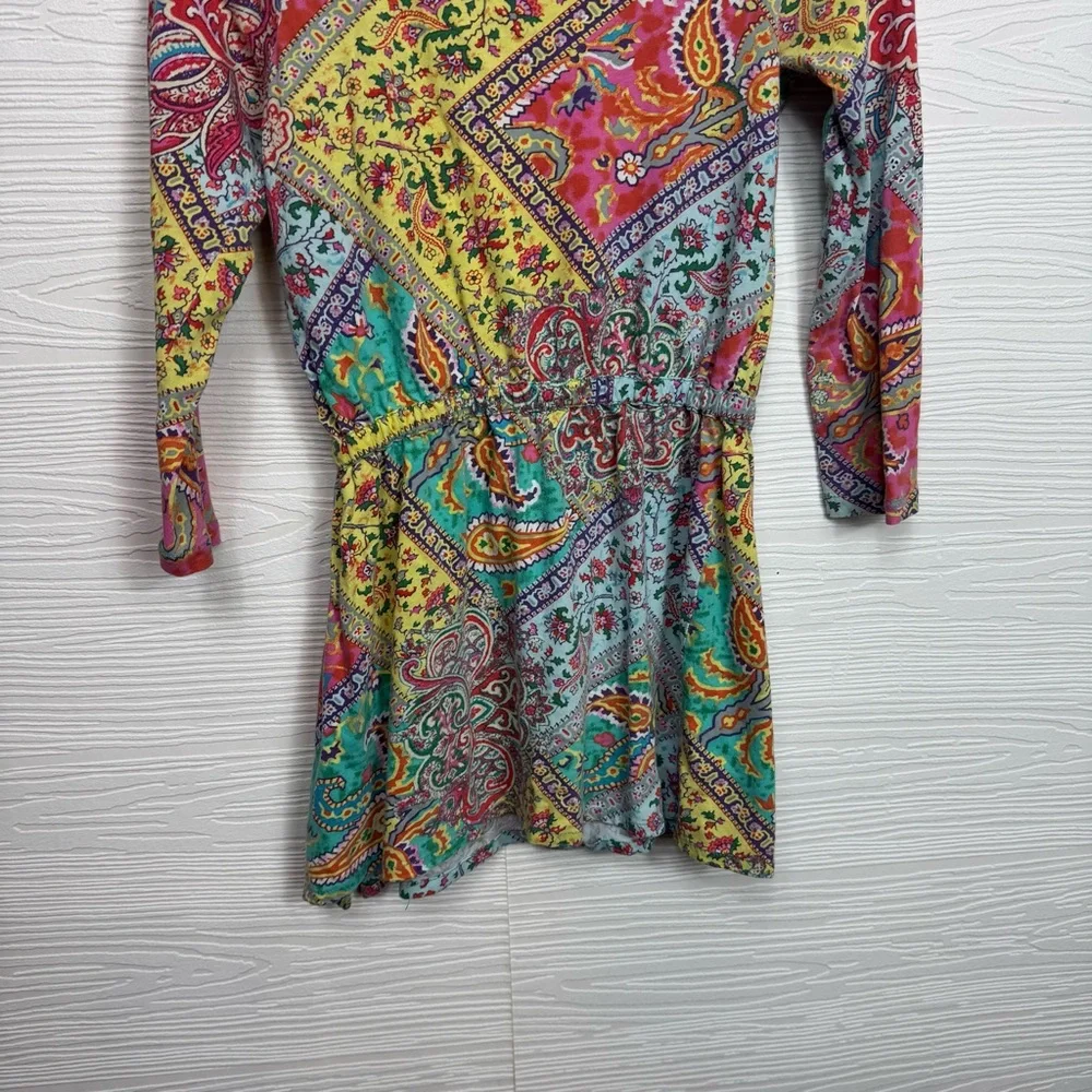 Ralph Lauren Kids Paisley 4/4T Colorful‎ Patch Work Dress
