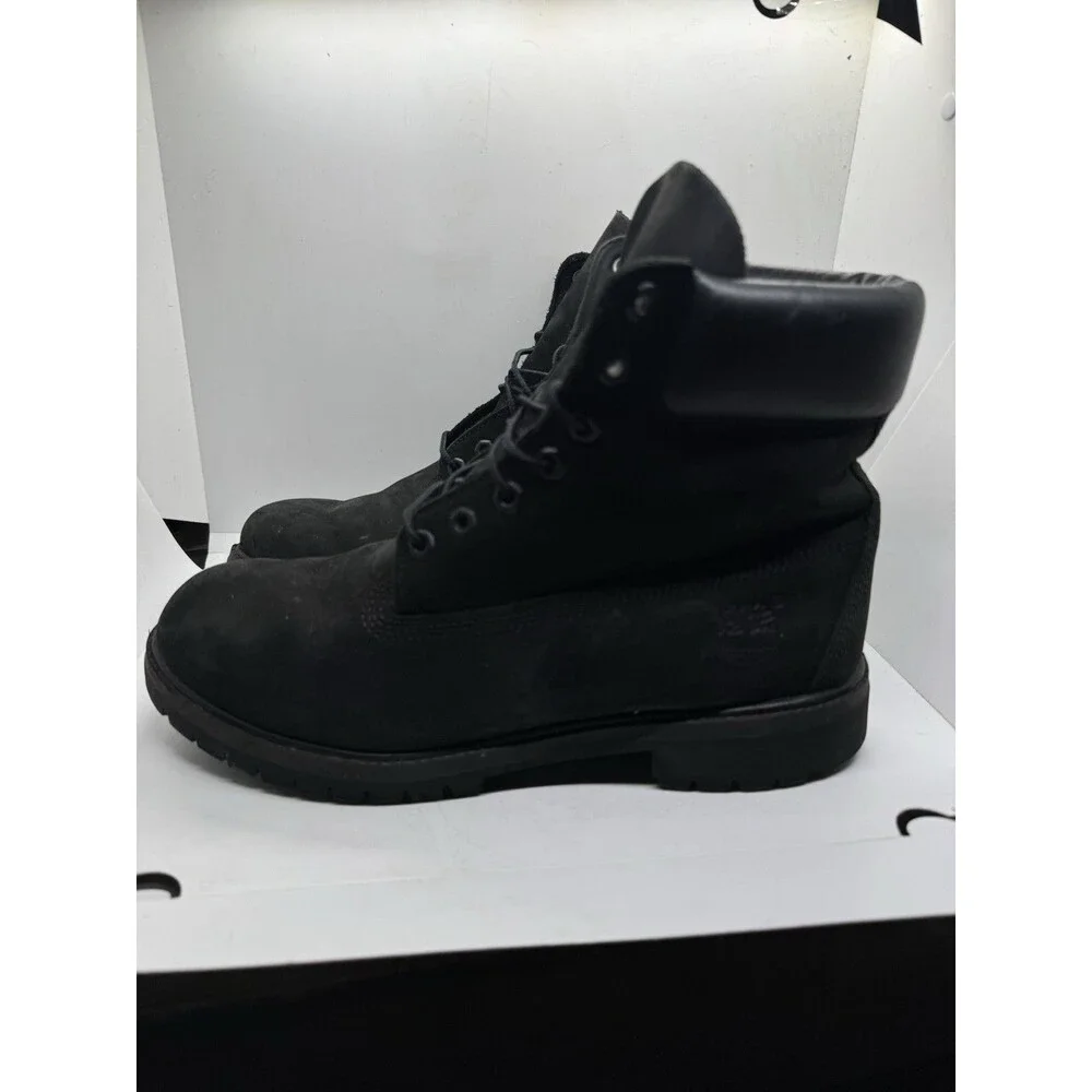 Timberland Mens 6 Inch Premium Waterproof Boots Black Mens 10.5W 10073