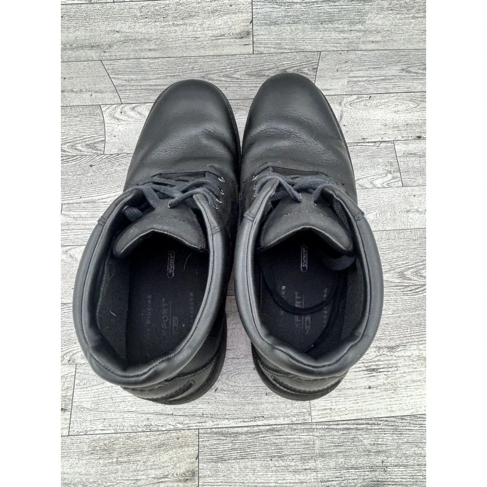Rockport Storm Surge Mens 9.5 Black Leather‎ Waterproof Chukka Boots CH4053