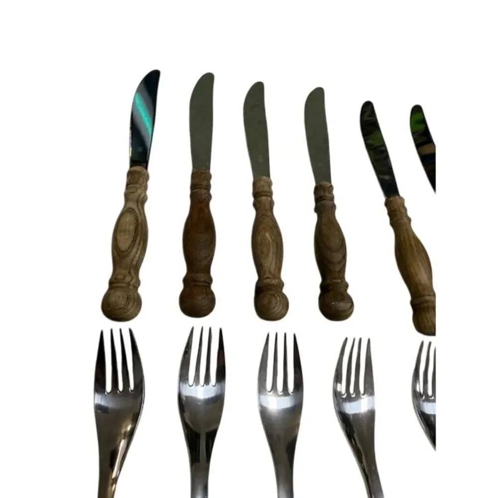Cromargan but wood knife