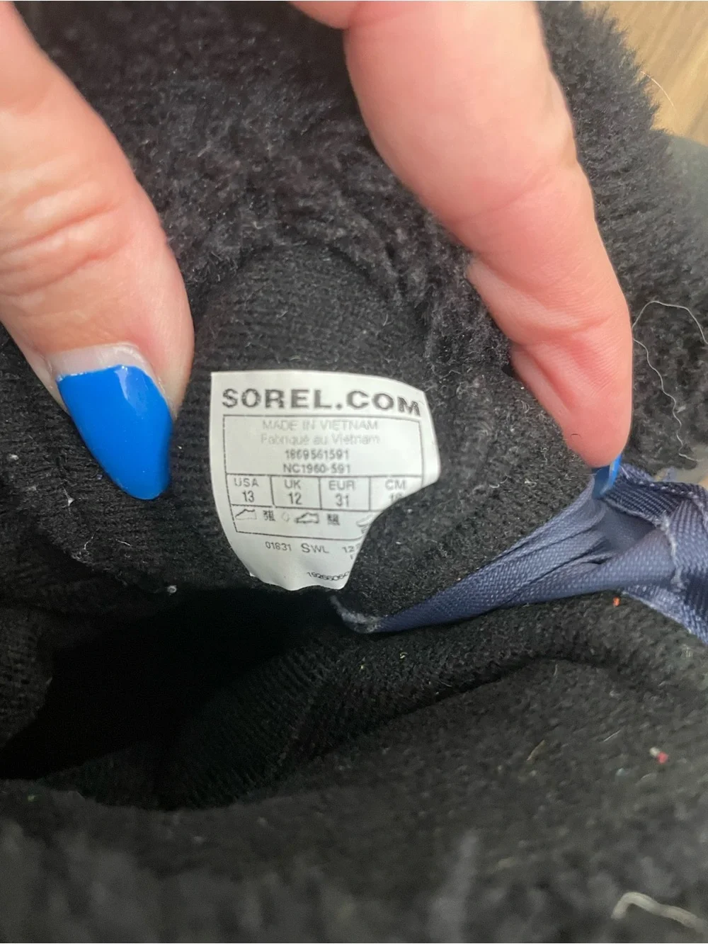 Sorel winter snow
