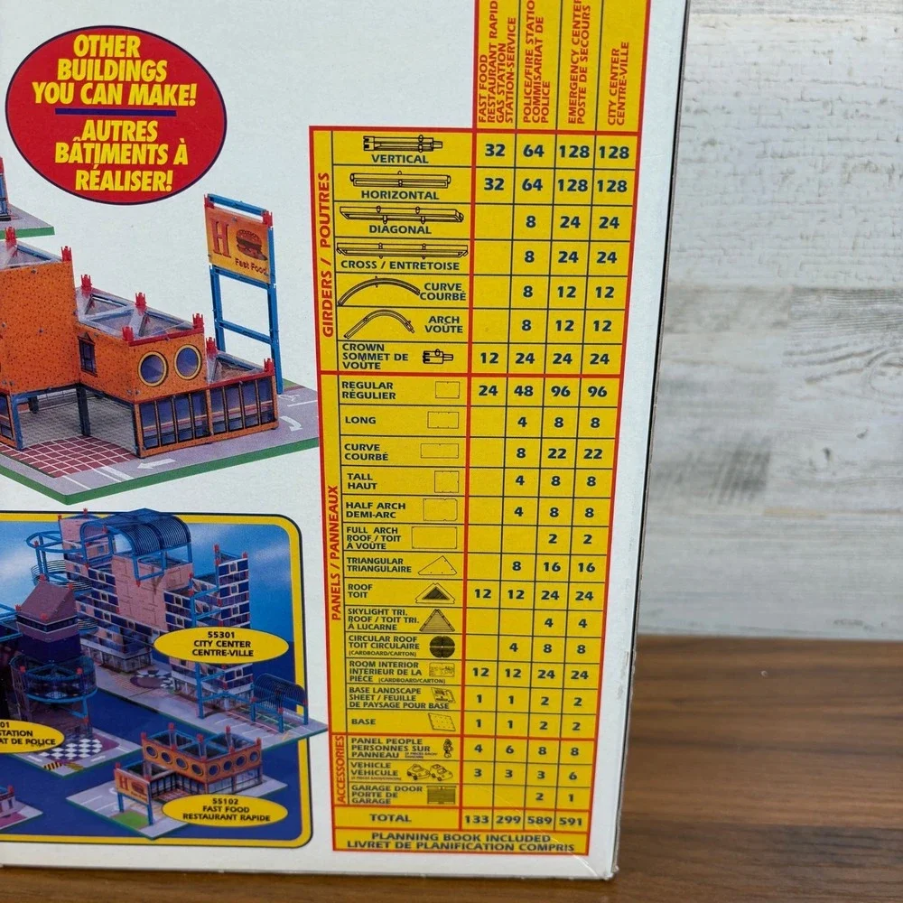 Irwin GirderPanel Building System Fast Food Restaurant building set Sealed 1990s