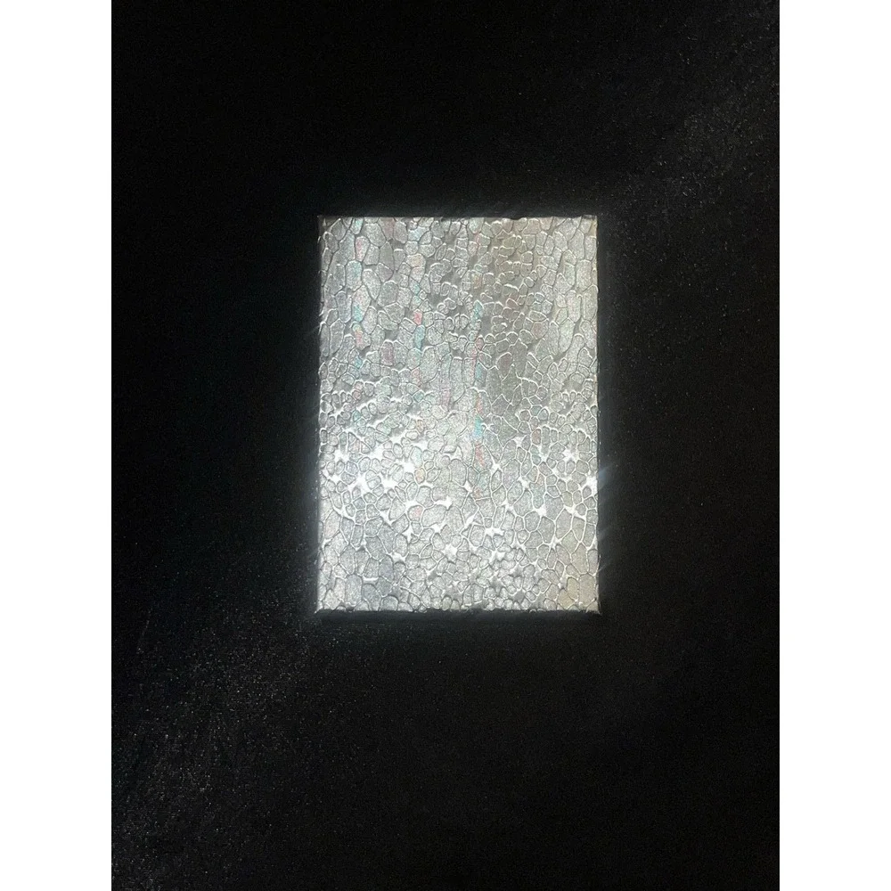N/A silver textured