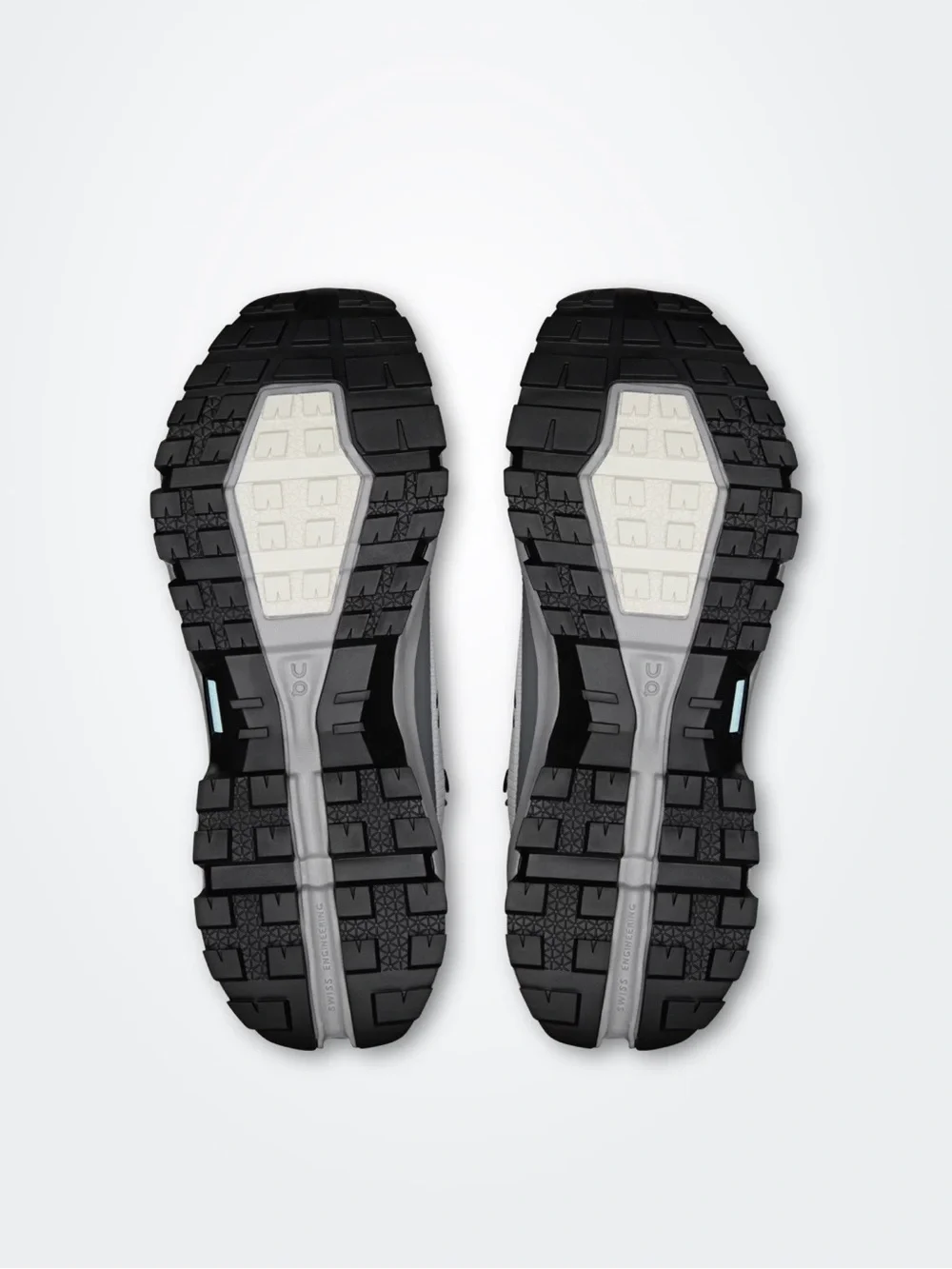 On Running Cloudrock Waterproof Mid-Top Boots in Light Grey and Dark Grey