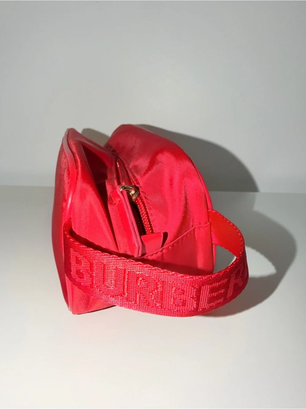 Burberry red nylon