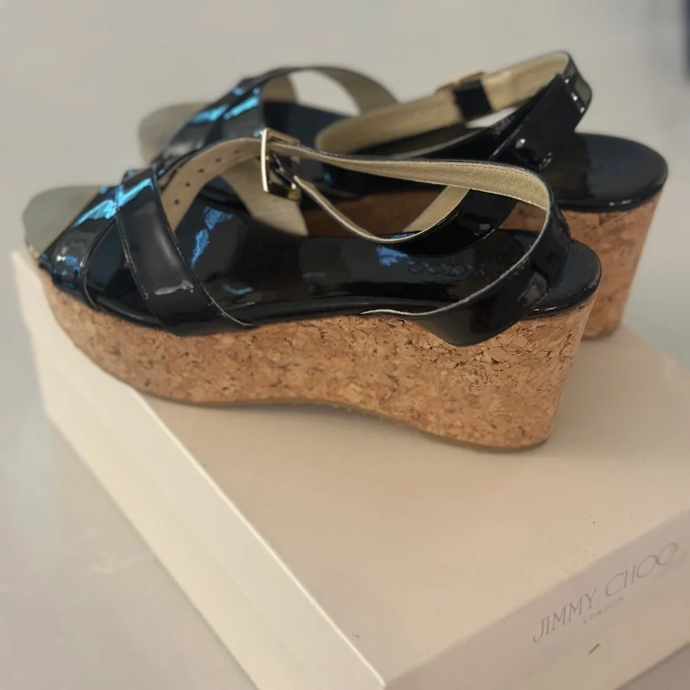 Jimmy Choo sleek crisscross open