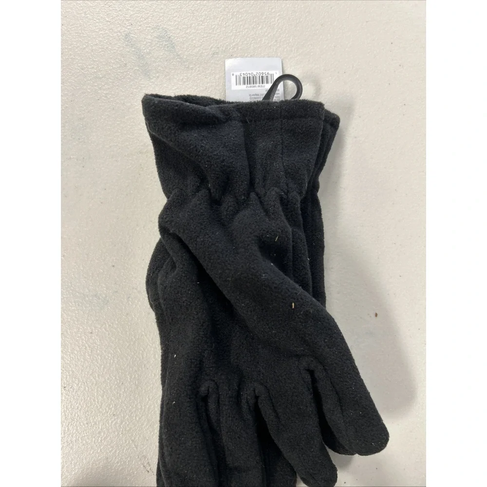 West Loop Mens Unisex Black Fleece Super Soft Gloves - NWT - Mens One Size