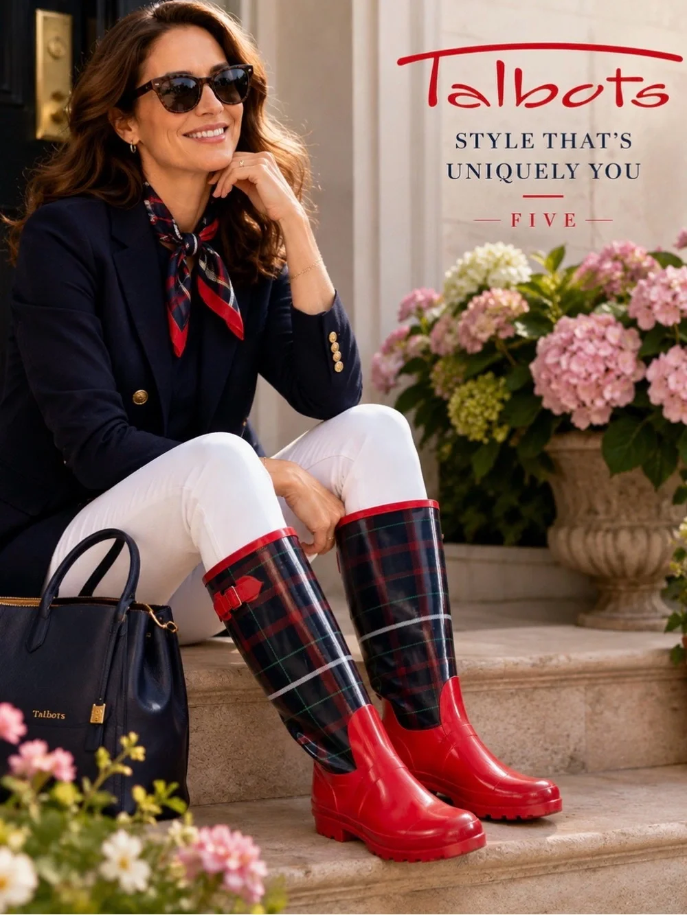 Talbots rain rubber