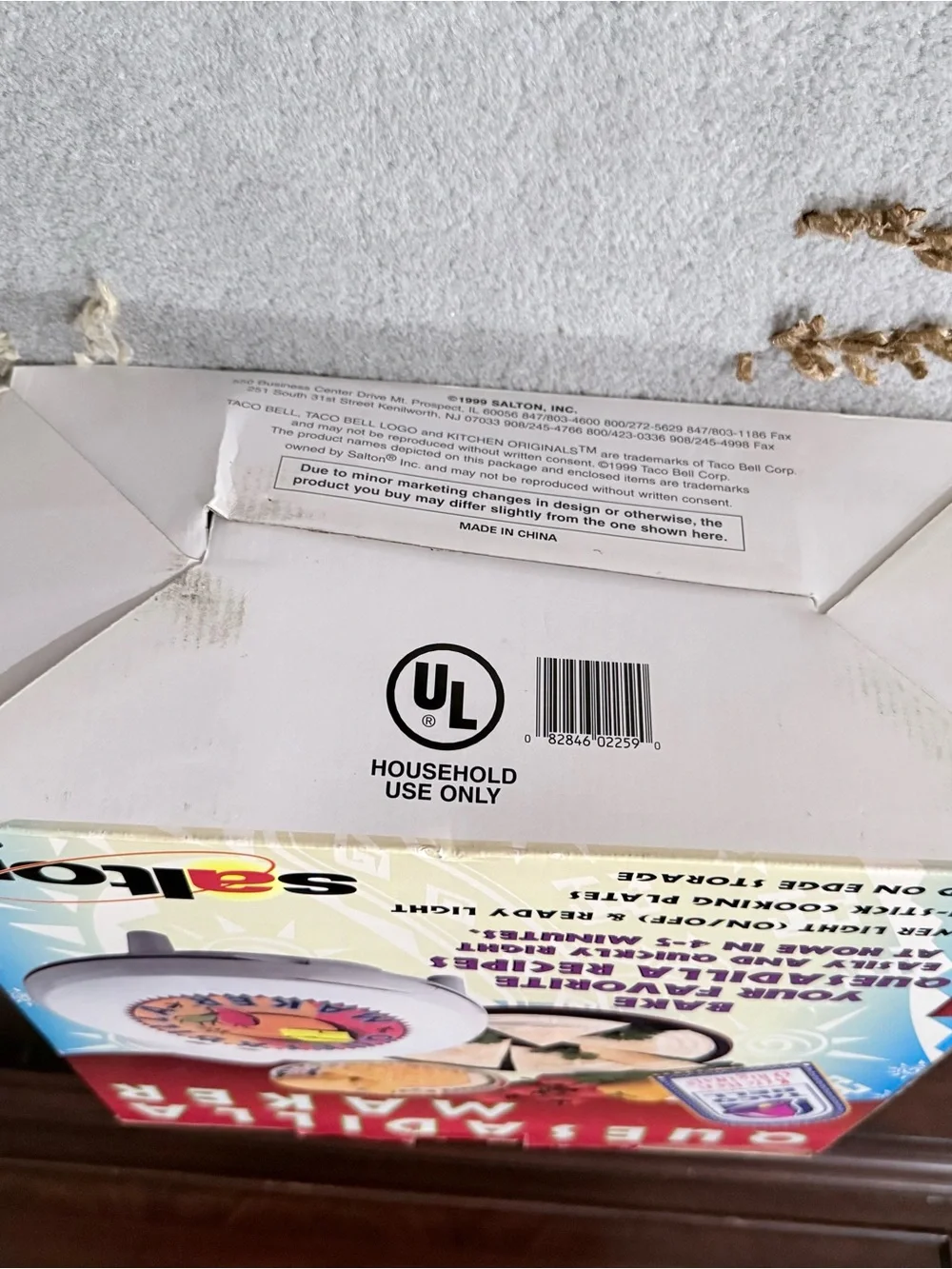 Salton open box