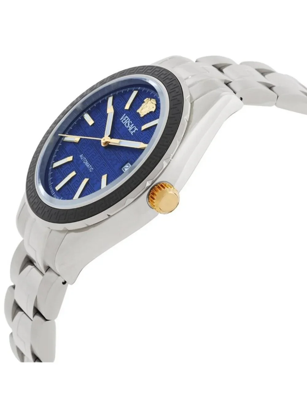 NWT Versace Hellenyium Automatic Blue Dial Men's Watch