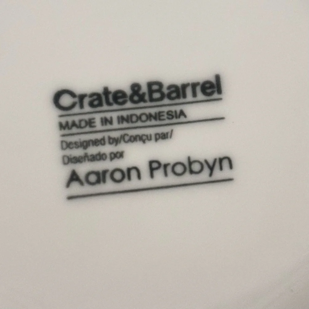Crate&Barrel product white