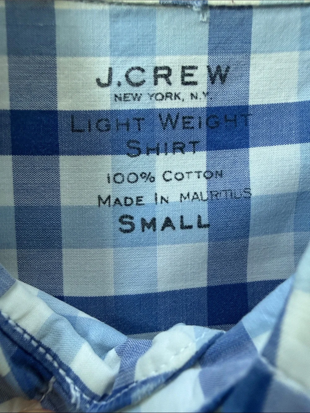 J. Crew lightweight button