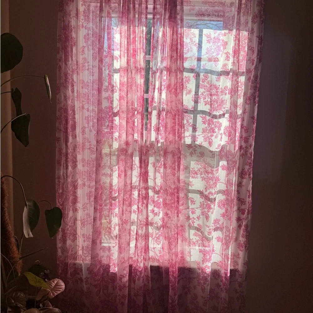 Urban Outfitters sheer curtains