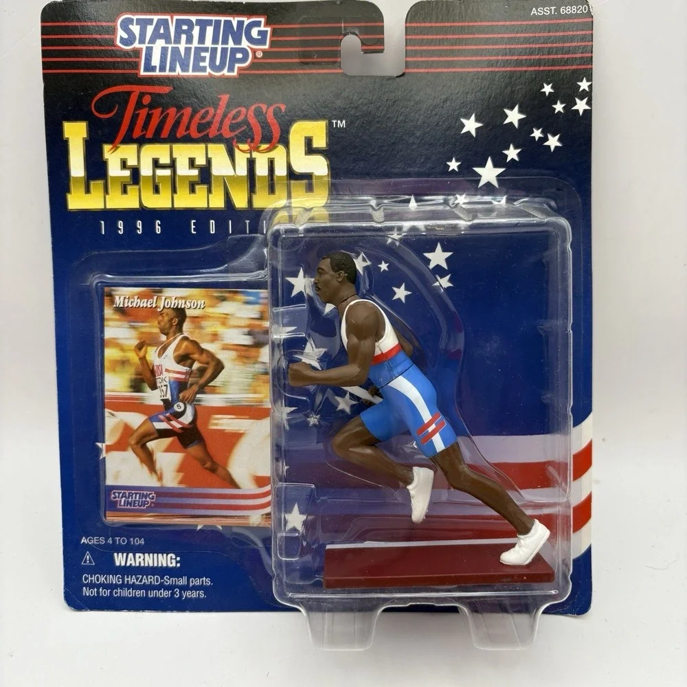 Michael Johnson Timeless Legends 96 Atlanta Olympics‎ STARTING LINEUP Kenner