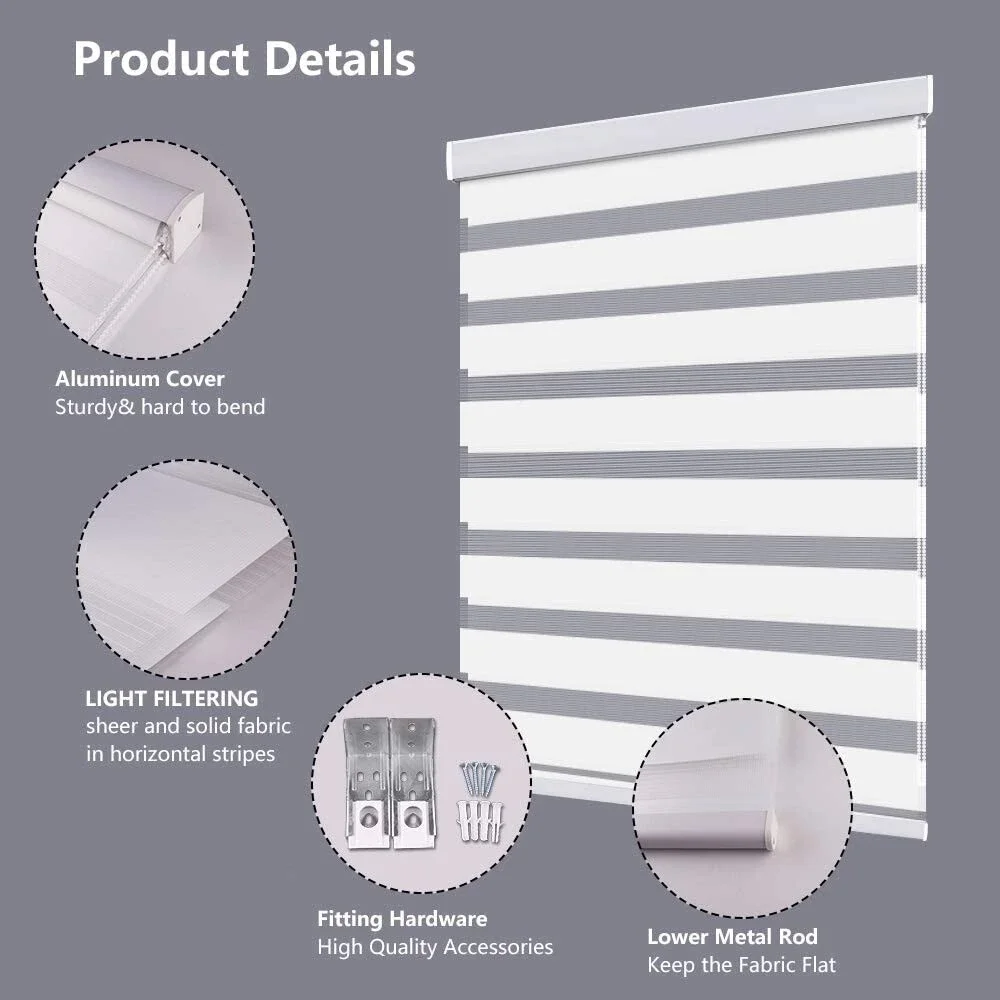 LUCKUP zebra blinds