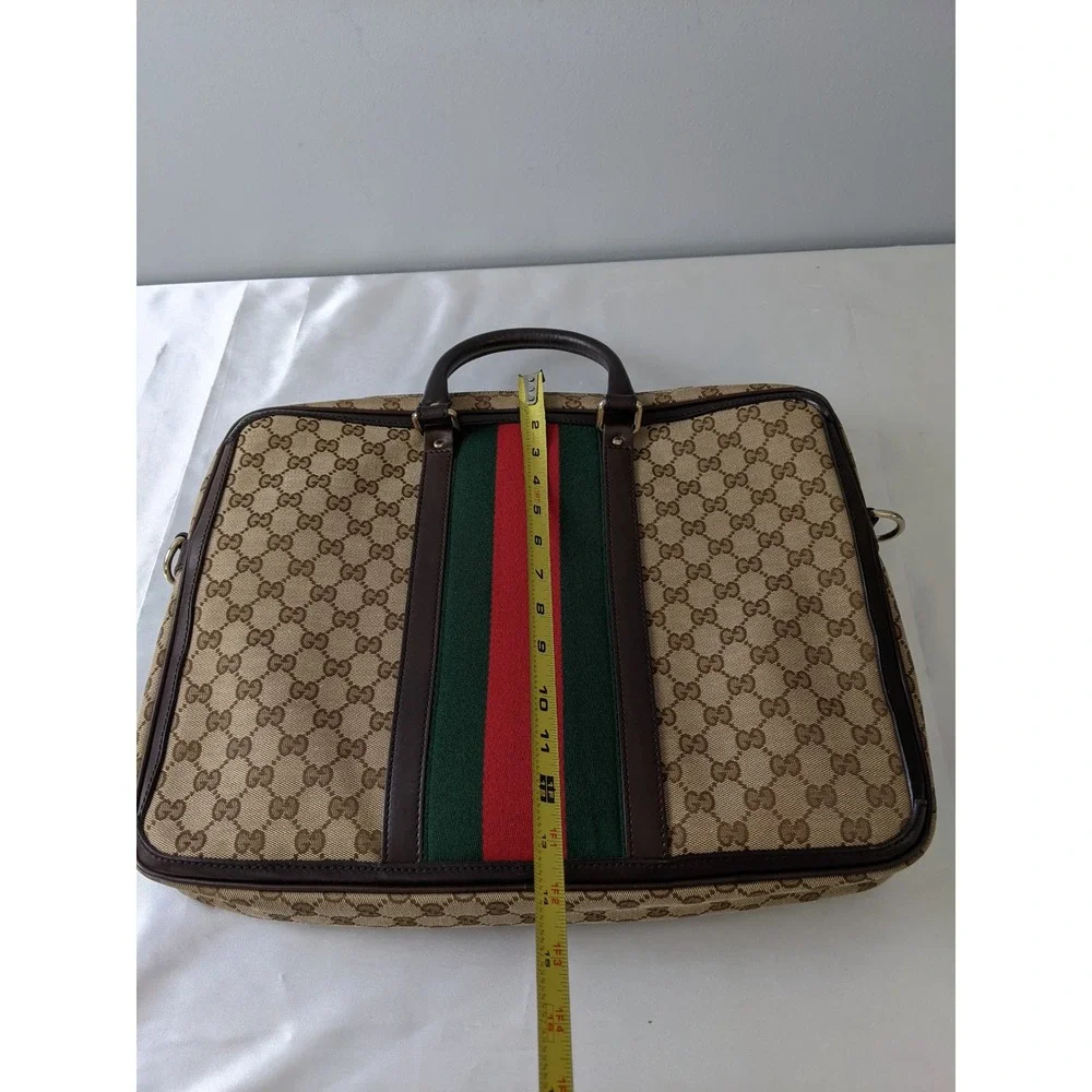 Gucci briefcase signature