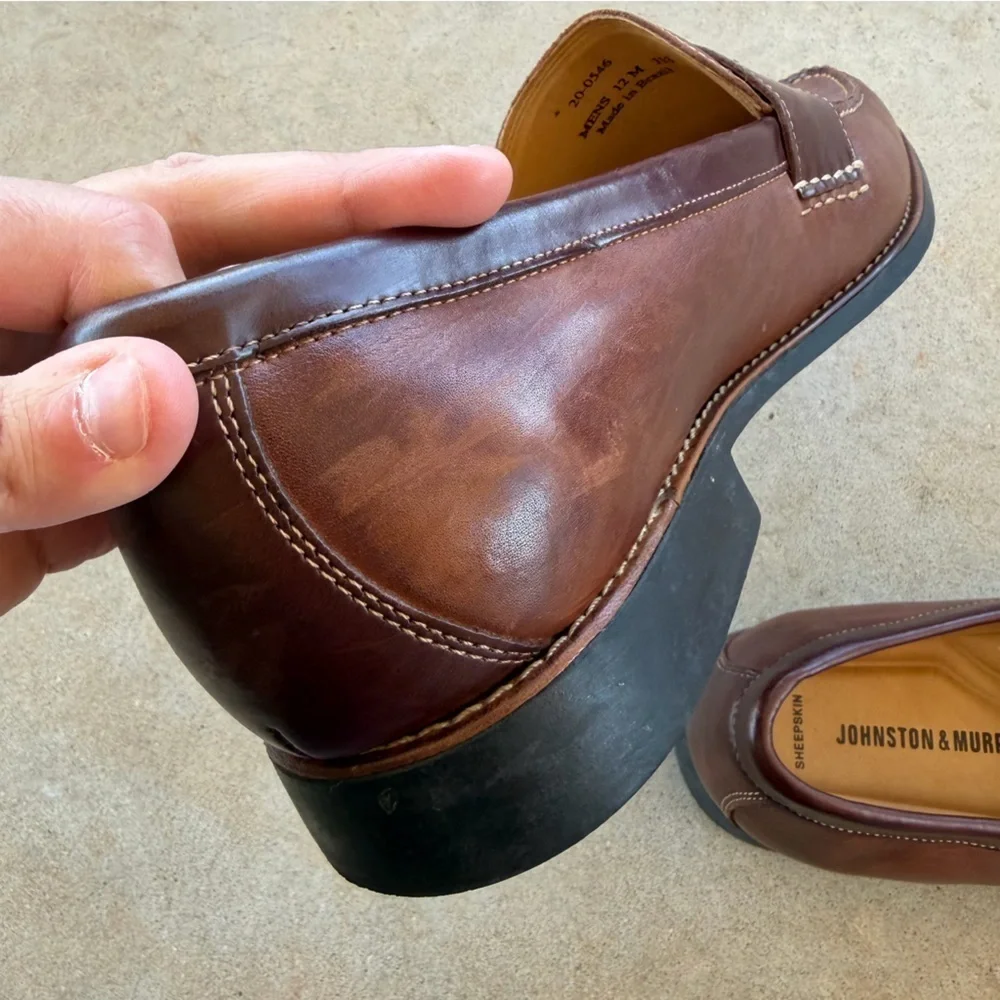 Johnston & Murphy penny loafer ainsworth