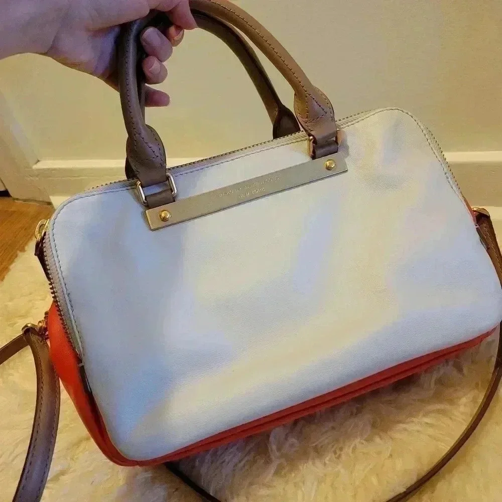MARC by Marc Jacobs Goodbye Columbus Leather Satchel Crossbody Bag