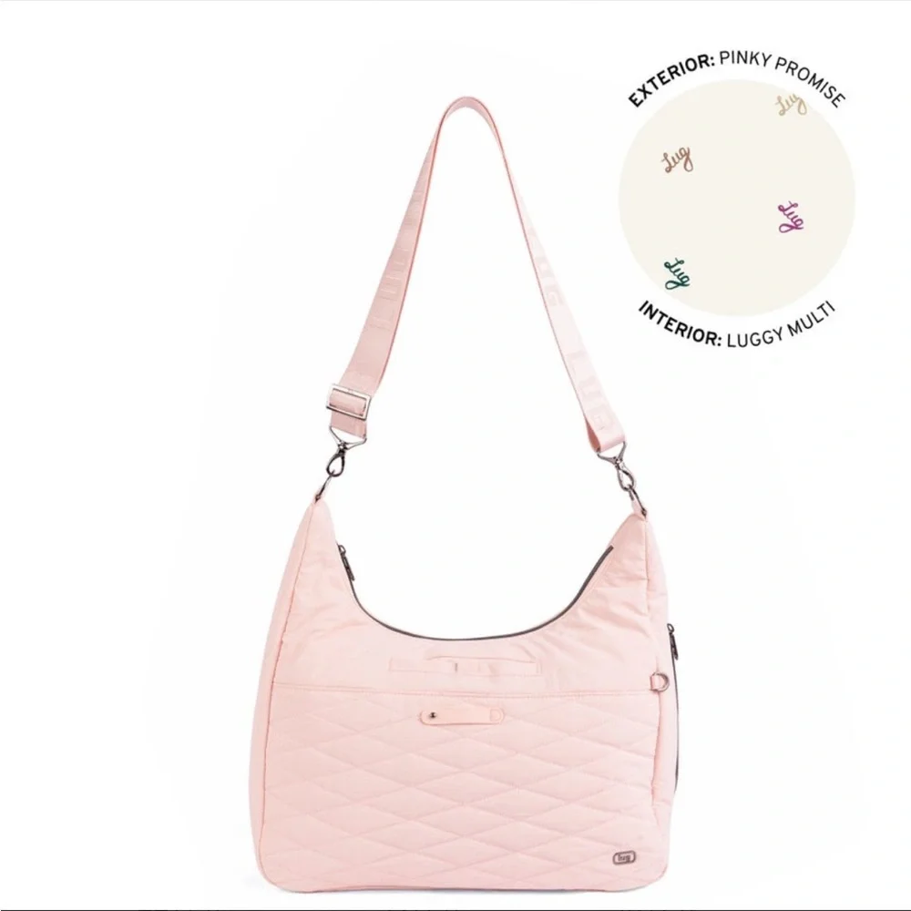 Lug Balsa CloudGo Hobo Crossbody Bag Pinky Promise