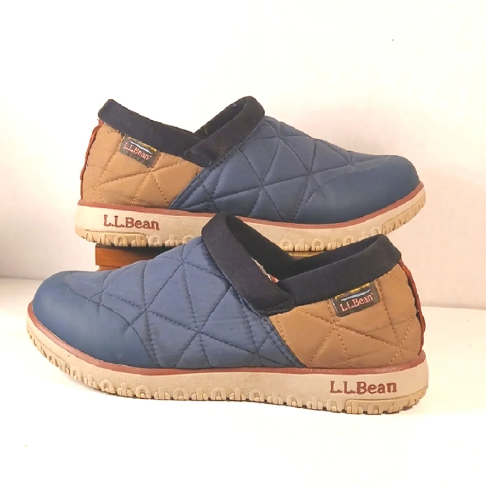 LL Bean Womens Ultralight Primaloft All Westher Water Resistant Slip Ons Sz 8 M