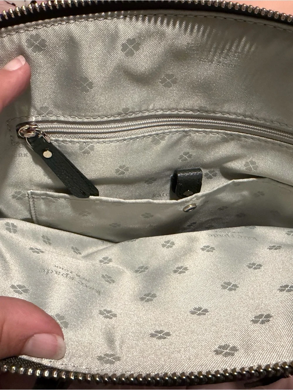 kate spade structured pebbled