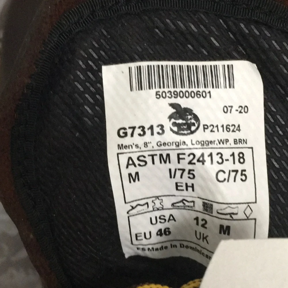 Georgia Boot sturdy men’s